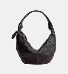 Sac à main Fortune Croissant en cuir Lemaire