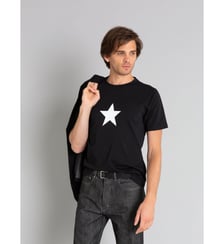 T-shirt étoile manches courtes en coton Agnès b.