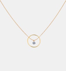 Collier Excentrique - diamant 0,22ct - or 18kt La Brune & La Blonde