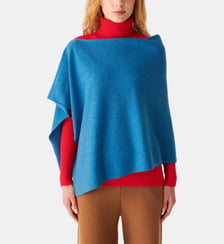 Poncho femme en cachemire ample Bompard