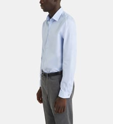 Chemise contemporaine rayée en coton Figaret