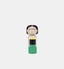 Figurine en bois Kokeshi dolls Frida H14,5 cm Lucie Kaas