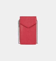 Sac pochette pour smartphone cuir grainé Lancaster