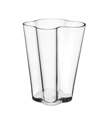 Vase Alvar Aalto  27 cm en verre soufflé transparent Iittala