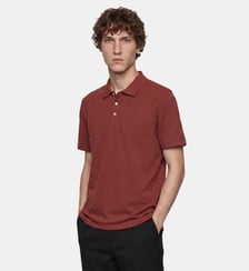 Polo droit Soloc coton bio Galeries Lafayette