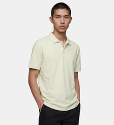 Polo droit Soloc coton bio Galeries Lafayette