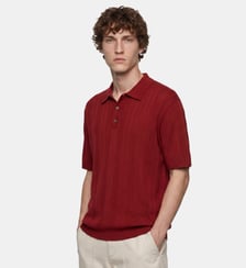 Polo Tolico maille pointelle coton Galeries Lafayette