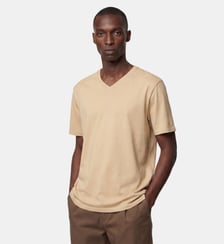 T-shirt Sishev droit coton biologique col V Galeries Lafayette