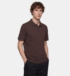 Polo droit Soloc coton bio Galeries Lafayette