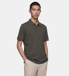 Polo droit Soloc coton bio Galeries Lafayette