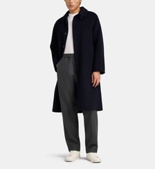 Manteau mi-long Double Split Braxton laine Officine Générale