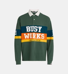Polo à manches longues Busy Works coton A BATHING APE ®