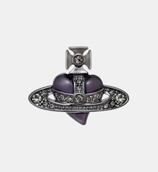 Boucle d'oreille unique Diamante Heart Vivienne Westwood