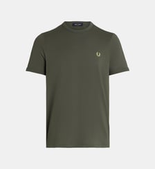 T-shirt droit Ringer logo coton Fred Perry