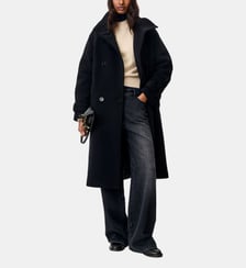 Manteau Bleeckett ample long en laine Sessùn
