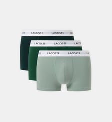 Lot de 3 boxers signature en coton stretch Lacoste