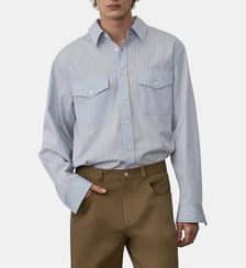 Chemise large avec poches System Studio