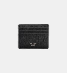 Porte-cartes en cuir Prada
