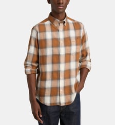 Chemise en flanelle à col américain Gant