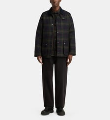 Parka Bedale en laine tartan Barbour