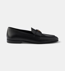 Mocassins à logo triangle Prada