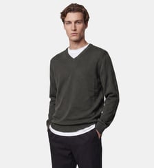 Pull droit Tuton col V coton bio Galeries Lafayette