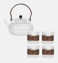 Coffret Théière 90 cl et 4 gobelets Table Passion
