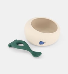 Bol d'apprentissage avec cuillère Sparia silicone Liewood