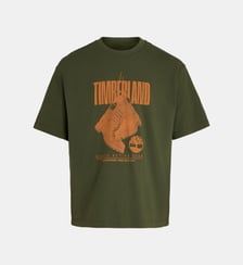 T-shirt à col rond imprimé Botte Timberland