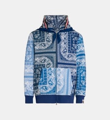 Sweat zippé à capuche Tiger Shark Bandana coton  A BATHING APE ®