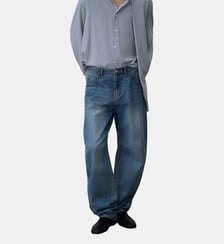 Jeans baggy délavé System
