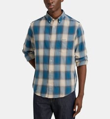 Chemise en flanelle à col américain Gant