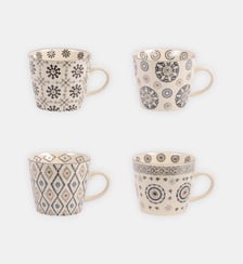 Coffret 4 Grandes Tasses Table Passion