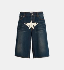 Short Twin Star Selvedge coton denim A BATHING APE ®