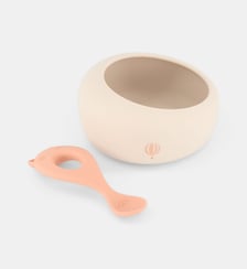 Bol d'apprentissage avec cuillère Sparia silicone Liewood