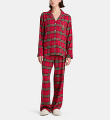 Ensemble de pyjama Notch Collar à carreaux effet flanelle Lauren Ralph Lauren