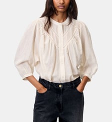 Blouse Savi rayures col officier Sessùn