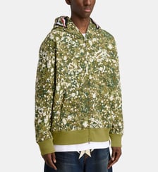 Sweat-shirt à capuche Splash Shark Full zippé A BATHING APE ®
