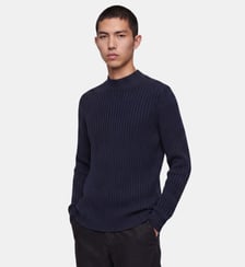 Pull droit Nurib en maille côtelée Galeries Lafayette