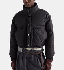 Veste courte en duvet Prada