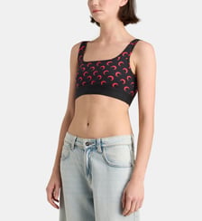 Brassière de sport signature stretch Marine Serre