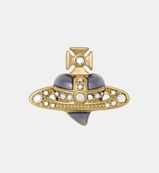 Boucle d'oreille unique Diamante Heart Vivienne Westwood