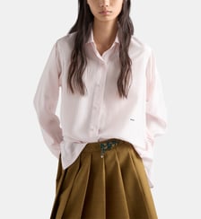 Chemise en popeline de soie Prada