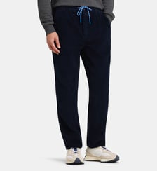 Pantalon carotte en velours à cordon Serge Blanco