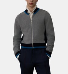 Cardigan finitions contrastées System Studio