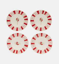 Ensemble  4 Assiettes Table Passion