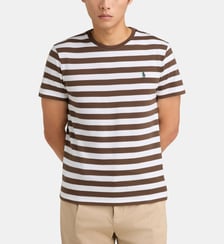 T-shirt droit à rayures coton  Polo Ralph Lauren