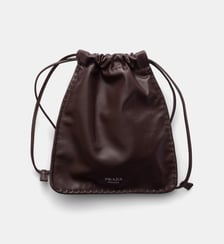 Pochette pour smartphone en cuir nappa Prada