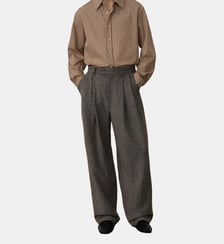 Pantalon large à doubles pinces System Studio