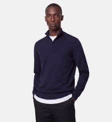 Pull Tutonzip coton pima Galeries Lafayette